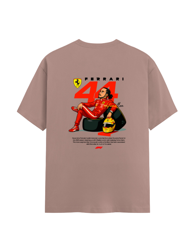 Lewis Hamilton Unisex Classic Crew T‑Shirt – Seven‑Time Champion Streetwear Tee