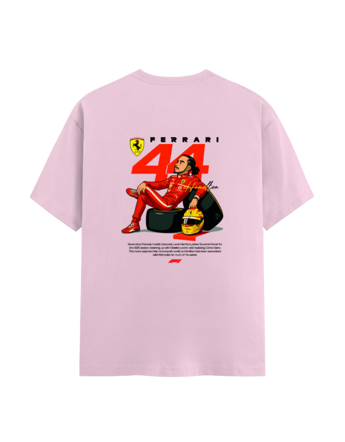 Lewis Hamilton Unisex Classic Crew T‑Shirt – Seven‑Time Champion Streetwear Tee