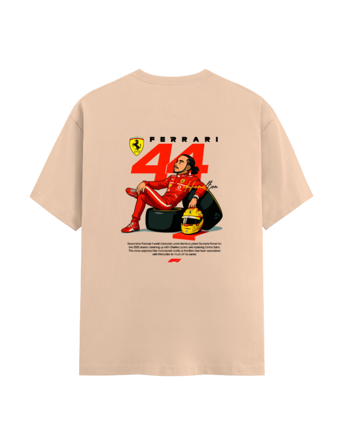 Lewis Hamilton Unisex Classic Crew T‑Shirt – Seven‑Time Champion Streetwear Tee