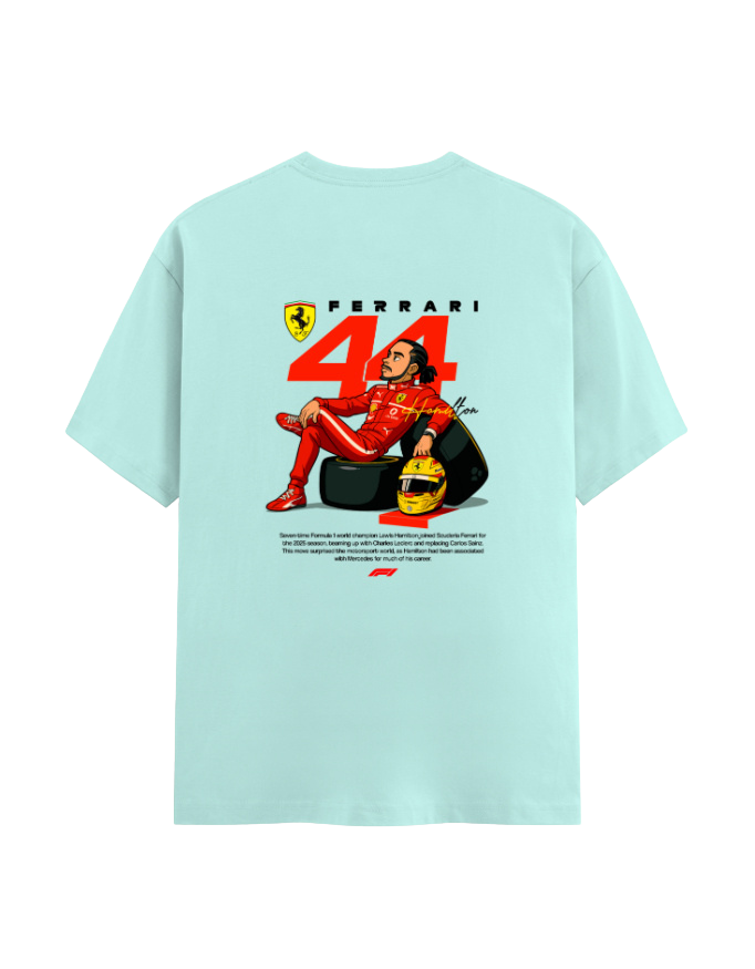 Lewis Hamilton Unisex Classic Crew T‑Shirt – Seven‑Time Champion Streetwear Tee