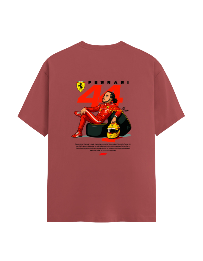 Lewis Hamilton Unisex Classic Crew T‑Shirt – Seven‑Time Champion Streetwear Tee