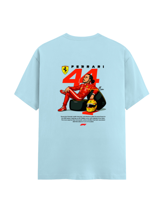 Lewis Hamilton Unisex Classic Crew T‑Shirt – Seven‑Time Champion Streetwear Tee