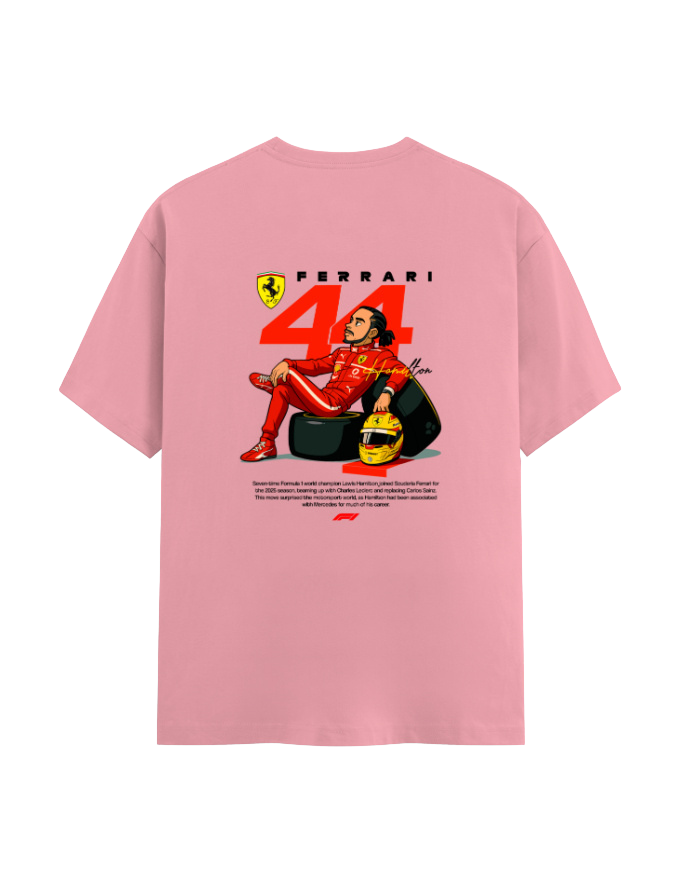 Lewis Hamilton Unisex Classic Crew T‑Shirt – Seven‑Time Champion Streetwear Tee