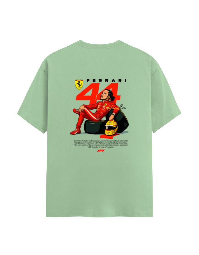 Lewis Hamilton Unisex Classic Crew T‑Shirt – Seven‑Time Champion Streetwear Tee