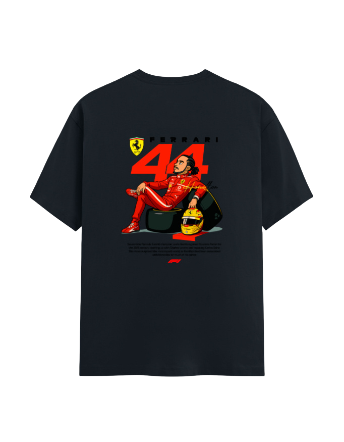 Lewis Hamilton Unisex Classic Crew T‑Shirt – Seven‑Time Champion Streetwear Tee